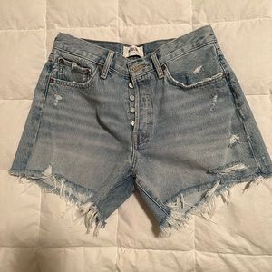 Agolde denim shorts